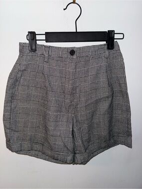 John Galt Plaid Dress Shorts one size